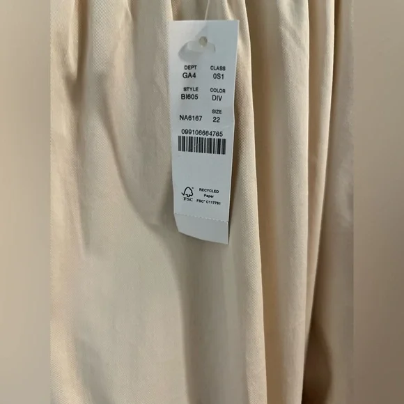 NWT J.Crew Puff-Sleeve Side-Cutout Mini Dress Lightweight Chino Size 22 Sold Out - Picture 8 of 13